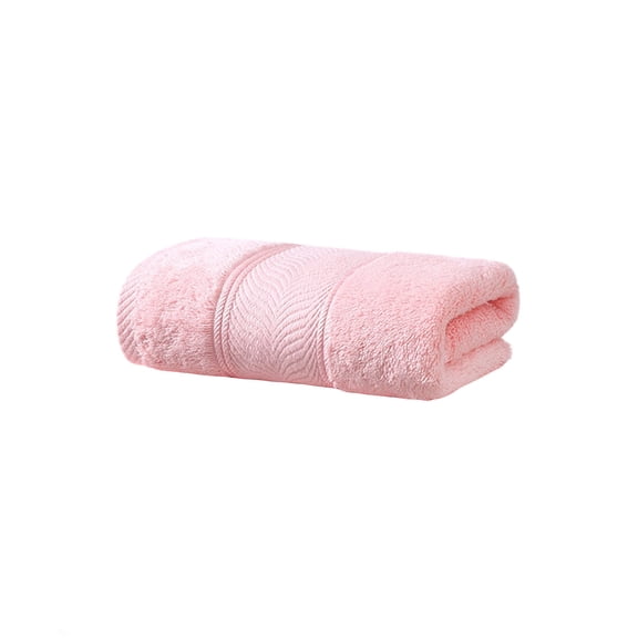 JOGZMZ Embroidered Hotel Style Towel Thick Soft Absorbent Cotton Face Hand Towel for Bathroom Spa Travel