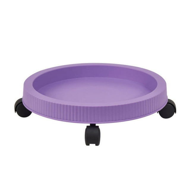 CHUANK Bacs à Plantes Soucoupes Roulantes avec Roues Support à Roulettes Robuste pour Plante en Pot Plateau de Base à Rouleau sous-Verre Rond avec Roulettes pour Intérieur Extérieur