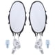 thumbnail image 2 of CNC Heavy Duty Racing Side Mirrors Espejos retrovisores ajustables para - Blanco Sharpla Espejos retrovisores laterales de la carrera, 2 of 8
