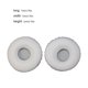 thumbnail image 4 of sweethay Ear Pads Cushion Noise Isolation Cover Gaming Earpads Hearing Protection Softness On-ear Headphones Replacement for E40 White Blanco, 4 of 7