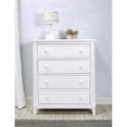 thumbnail image 2 of Sorelle Berkley 4-Drawer Chest - White, 2 of 3