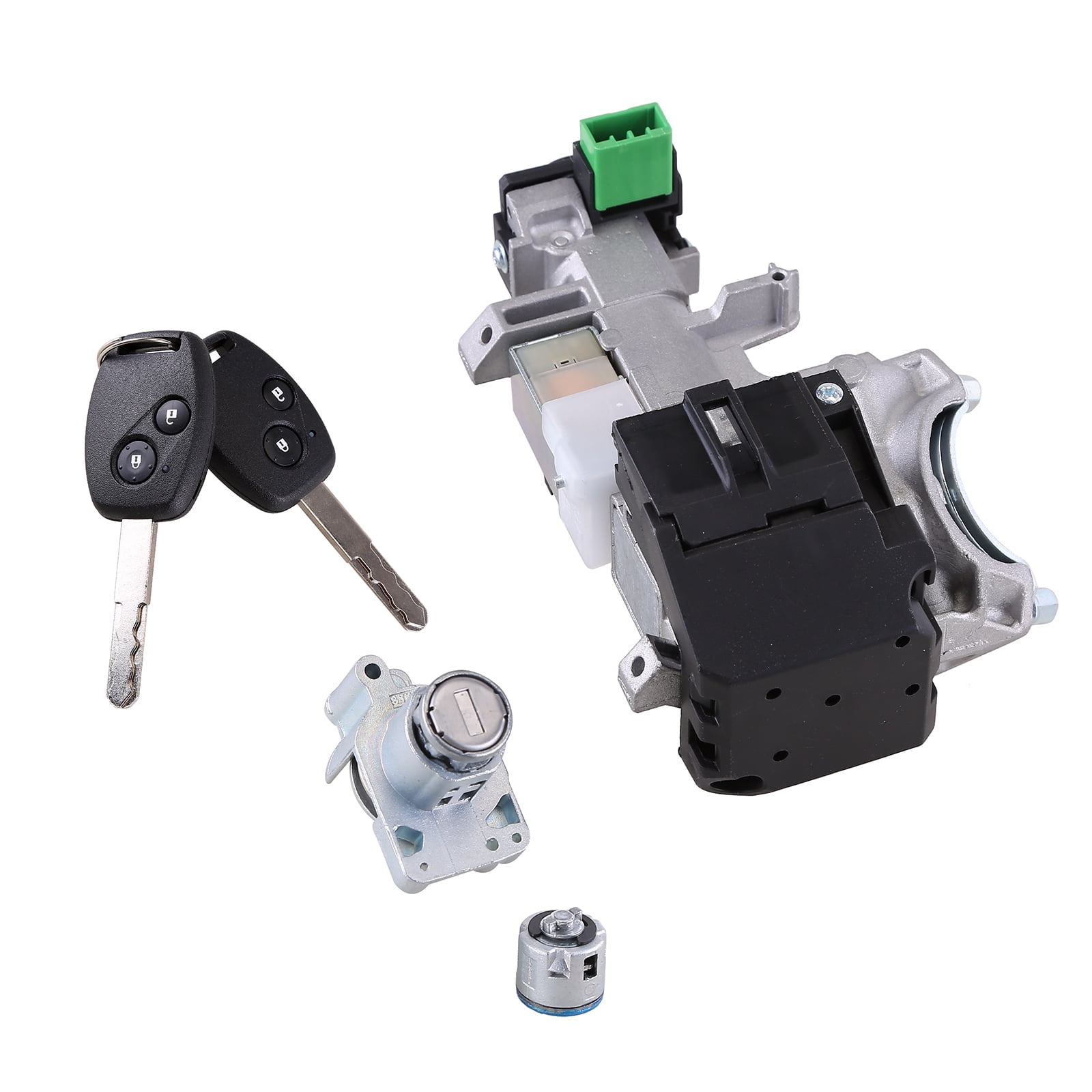Corfhy 06350-SWN-011 Ignition Switch Lock Cylinder Steering Switch Set w/ 2 Keys Replacement for 2007-2011 Honda CRV 2007-2011