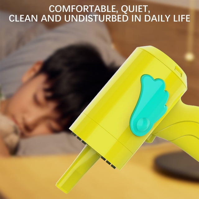Mini Wireless Desktop Vacuum Cleaner, USB Rechargeable, Powerful Suction Quiet Operation, Portable Handheld Cleaner for Keyboard Crumbs Rubber Debris Home Office Desk Cleaning