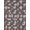 Red Gray Silver, Pattern 8, variant on ODIKA 8'x10' Washable Area Rug Non-Slip Chair-Friendly Mat Geometric Layered Long Clusters Staggered Contemporary Rhythmic Repeating for Dining Room, Large Office, Lounge