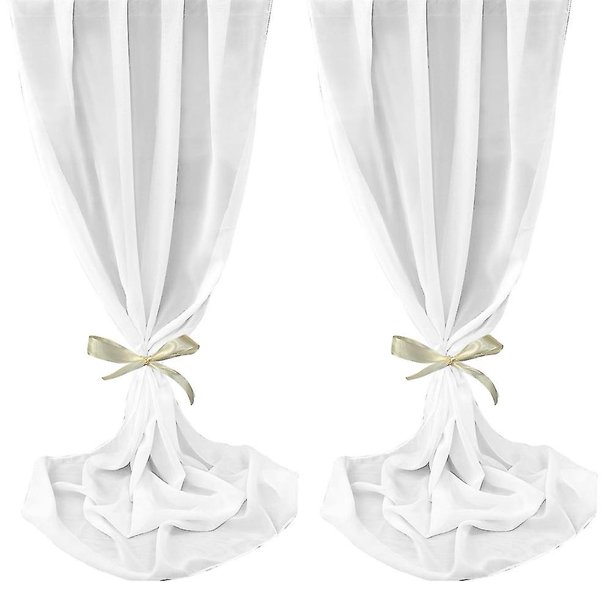 Paquete de 2 caminos de mesa para bodas, 27 x 120 pulgadas