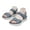 Grey, variant on Platform Sandals for Women Fashion Slingback Open Toe Wedges Heels Hook and Loop Beach Shoes