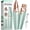 Pastel Green, variant on SENLINK 2027 NEW 2 in 1 Rechargeable Facial Hair Trimmer & Eyebrow Shaver for Women, Portable Body Groomer with LED Light, Rose Gold