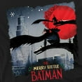 thumbnail image 3 of Merry Little Batman Skyline Kids T Shirt for Youth Boys and Girls, Black, Small, 3 of 4
