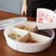 thumbnail image 4 of 4-Compartment Vegetable Tray Snack Storage Box with Lid Fruit Bowl with Lid, 4 of 5