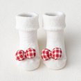 thumbnail image 2 of Socks Kids Infant Breathable Cartoon Mesh Ankle Length Barefoot Floor Socks Red 1-3 Years, 2 of 4