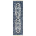 thumbnail image 3 of Surya Zeus ZEU-7828 96x132" Rectangle Wool Area Rug in Ink Blue/Denim, 3 of 3