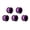Purple01, variant on UDIYO 5Pcs Bike Bicycle Aluminum Alloy Chainring Bolts Disc Single Chainwheel Screws