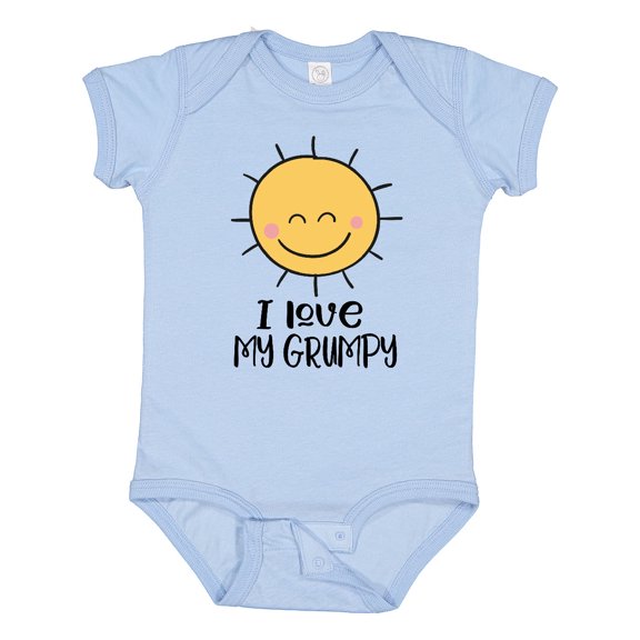 Inktastic I Love My Grumpy Cute Sunshine Boys or Girls Baby Bodysuit