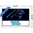 thumbnail image 3 of NFL Carolina Panthers - Logo 21 Wall Poster, 14.725" x 22.375", Framed, 3 of 3