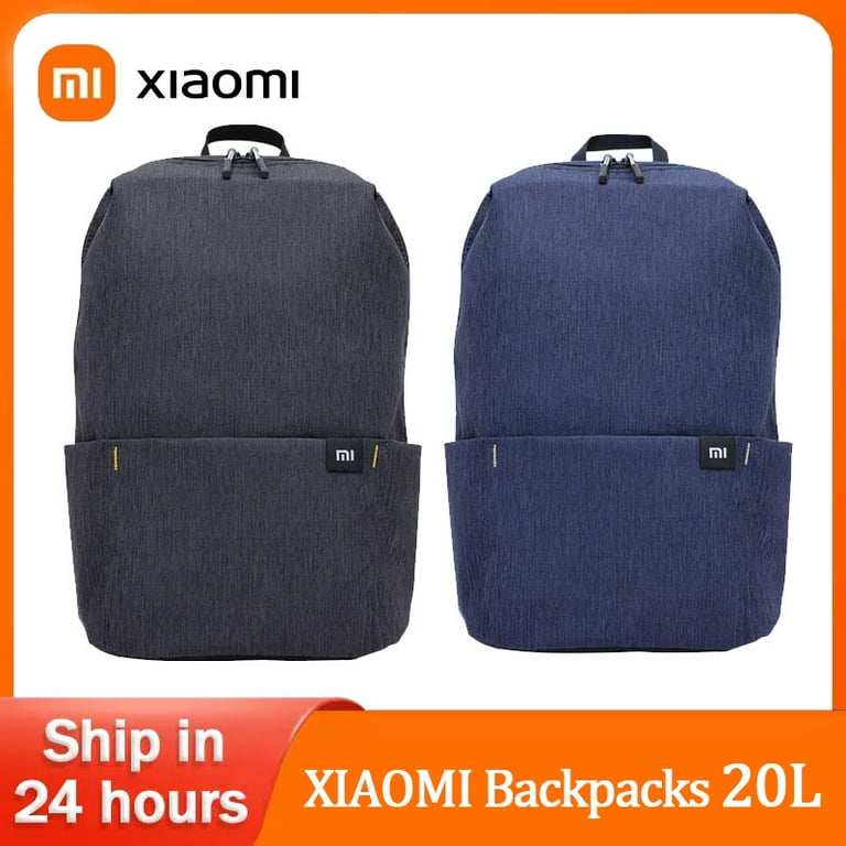 Original Xiaomi 20L Backpack Mi Back pack Men Women Sports Waterproof Colorful Unisex Bag For 15.6 Inch Casual School Bag 20L Blue Walmart