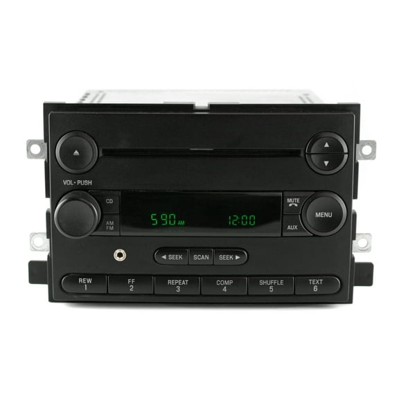 Restored 05-06 Ford F150 AM FM Radio Single Disc CD Player with Aux Input 6L3T-18C869-AD (Refurbished)