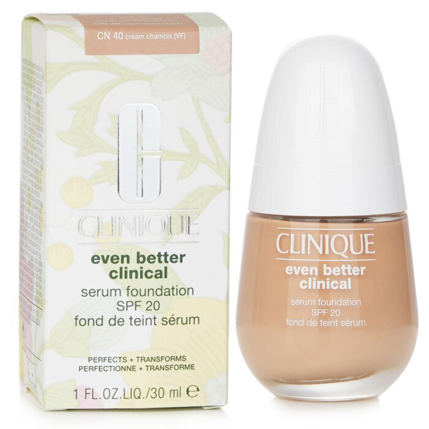 Clinique Even Better Clinical Serum Foundation SPF 20 - CN 40 Cream Chamois