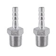 thumbnail image 1 of Raccord Mâle en Acier Inoxydable (2 Pcs), 1 of 3