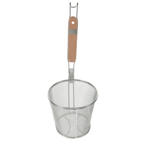 

1pc Stainless Steel Filter Colander Kitchen Noodles Scoop Mesh Colander Scoop
