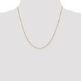 thumbnail image 2 of 10K Yellow Gold Cable chain 20 in 0.9 mm 0.90mm diamond-cut, 2 of 5
