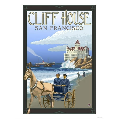 Cliff House, San Francisco, California Print Wall Art By Lantern (Best Houses In California)