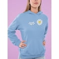 thumbnail image 2 of Daisy Wink Hoodie Women -Image by Shutterstock, Female 5X-Large, 2 of 4