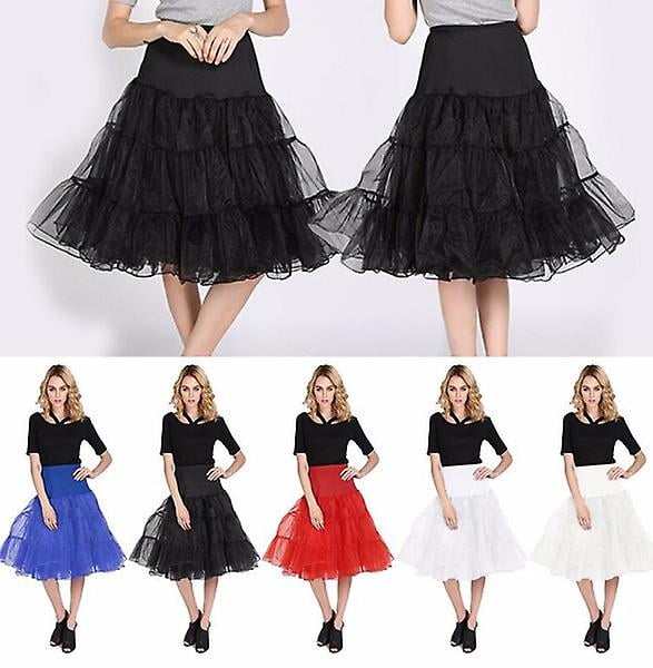 25" Retro Underskirt/50s Swing Vintage Petticoat/Rockabilly Tutu/Fancy Net Skirt 