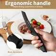 thumbnail image 5 of Steak Knives, 6 Pieces Steak Knife Set,Sharp Serrated Kitchen Knife,Stainless Steel Table Knife,Ergonomic Handles Dinner Knives,Dishwasher Safe, 5 of 7