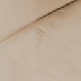 thumbnail image 2 of 650 Thread Count 100% Egyptian Cotton Solid Duvet Cover & Pillow Shams, 3-Piece Duvet Cover Set by Blue Nile Mills – King/California, Linen, 2 of 3