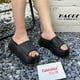 thumbnail image 3 of Zapatillas de mujer con suela gruesa para usar en verano, exquisitas sandalias de moda, zapatos de playa, suelas suaves, zapatillas de suela gruesa para exteriores, 3 of 5