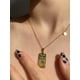 thumbnail image 2 of Collar de clavícula de acero de titanio de 12 constelaciones para mujer, collar de etiqueta chapado en oro de acero de titanio de nicho de lujo ligero para mujer, cadena de tarot, 2 of 5