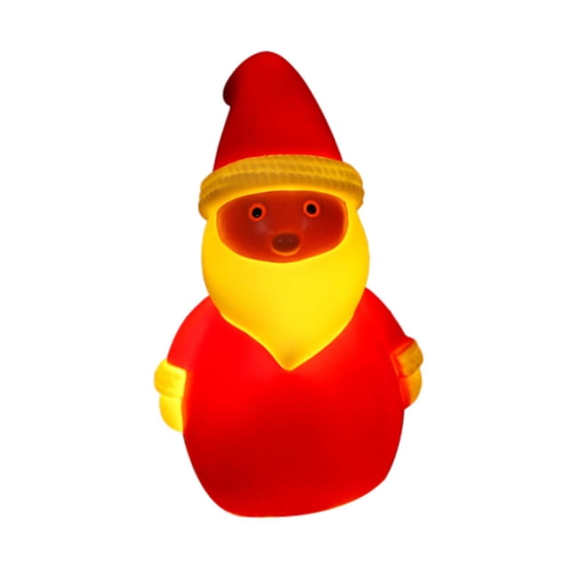 Luz de noche navideña, linda lámpara de escritorio, luz de noche para habitación de niños, mesa Papá Noel