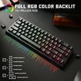 thumbnail image 6 of ATTACK SHARK X68HE PRO Rapid Trigger Wireless Gaming Keyboard and X11 Mouse, 8K Polling Rate,Hall Effect Magnetic Switch Keyboard, Tri-mode Mouse with Magnetic Charging Dock, 22000 DPI for PC Mac, 6 of 12