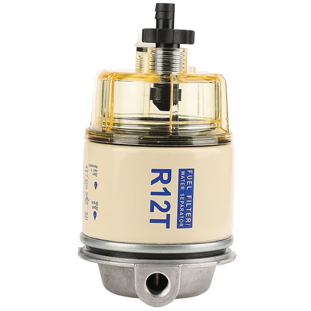 Fuel Filter Water Separator, R12T High Efficiency Easy Usage Fuel Water Separating Filter For