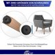 thumbnail image 4 of Round furniture legs 4 pieces black furniture legs 50 x H 30 mm sofa legs, 4 of 5