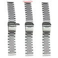thumbnail image 3 of Stainless Watch Strap for 20mm/22mm/24mm Wristband Sweatproof Replacement Wriststrap, 3 of 8