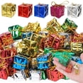thumbnail image 4 of 120-6 piezas Mini cajas de regalo de espuma navideña Adornos navideños Regalos Colgantes para árbol de Navidad Decoraciones para fiestas en el hogar Suministros al por mayor, 4 of 5