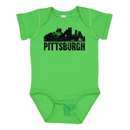 

Inktastic Pittsburgh Skyline Grunge Gift Baby Boy or Baby Girl Bodysuit