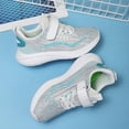 thumbnail image 4 of CAICJ98 Girls' Running Shoes Comfort Mesh Casual School Shoes Athletic Kids Sneakers Girls Mint Green,1.5(Little Kid/Big Kid), 4 of 6