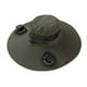 thumbnail image 3 of Herramientas y mejoras para el hogar - Sombrero de pesca con ventilador solar ancho para exteriores, sombrero para el sol para hombre con ventilador solar, sombreros de pesca con ventilador ajustable, 3 of 6