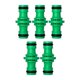 thumbnail image 1 of Conector de tubería de manguera de 5 piezas, accesorios de jardinería de articulación de agua, conector doble masculino para el de riego Verde, 1 of 9