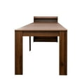 thumbnail image 5 of Extendable Console Table with Extension Leaves Holder, Mid Century Modern Expandable Dining Table with Storage, 20''(98.4'') x 36'' Kitchen Table for Living Room, Farmhouse, Italian Furniture, Walnut, 5 of 9
