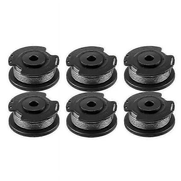 6 Pack F016800569 String Trimmer Spool and Line  Quick and Easy Replacement Without Tools for  Grass Trimmer  EasyGrassCut 23, 26, 18, 18-230, 18-260, 18-26 Replacement