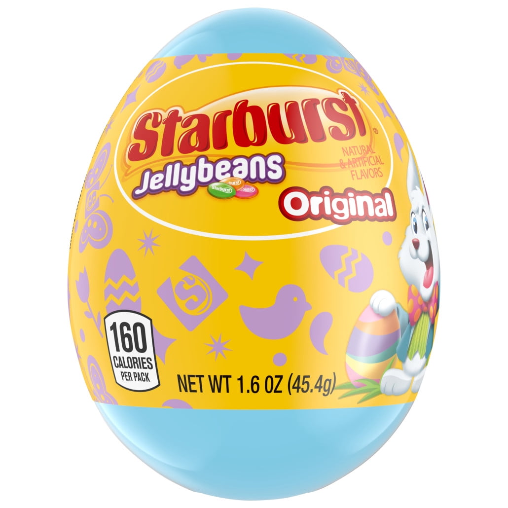 Starburst Original Jelly Beans, Fruity CandyFilled Easter Egg, 1.6 oz