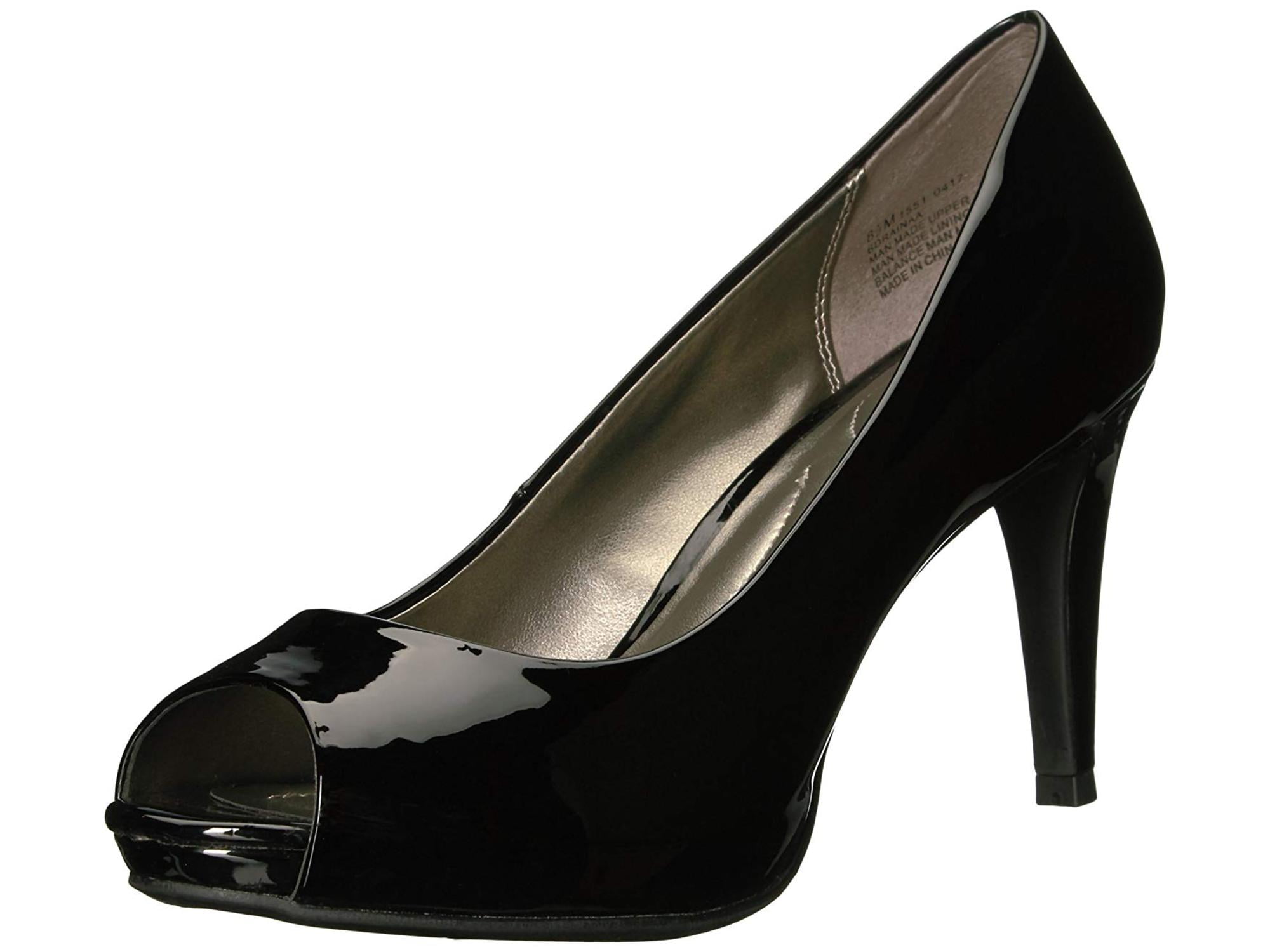 bandolino peep toe heels