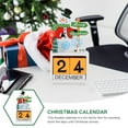thumbnail image 6 of WHAMVOX  Xmas Countdown Calendar Desktop Christmas Ornament Elder, 6 of 8
