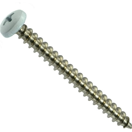 

014973359232 White Pan Shutter Screws 10 x 2 White Piece-15