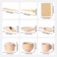 thumbnail image 3 of Juguetes para piscina, juguetes para bebés y niños pequeños. Juego de herramientas sensoriales con cubo para niños pequeños: 8 espátulas y pinzas de madera. Juguetes para el desarrollo de la motricida, 3 of 9