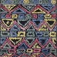 thumbnail image 1 of Ahgly Company Machine Washable Indoor Square Industrial Modern Charcoal Black Area Rugs, 5' Square, 1 of 1