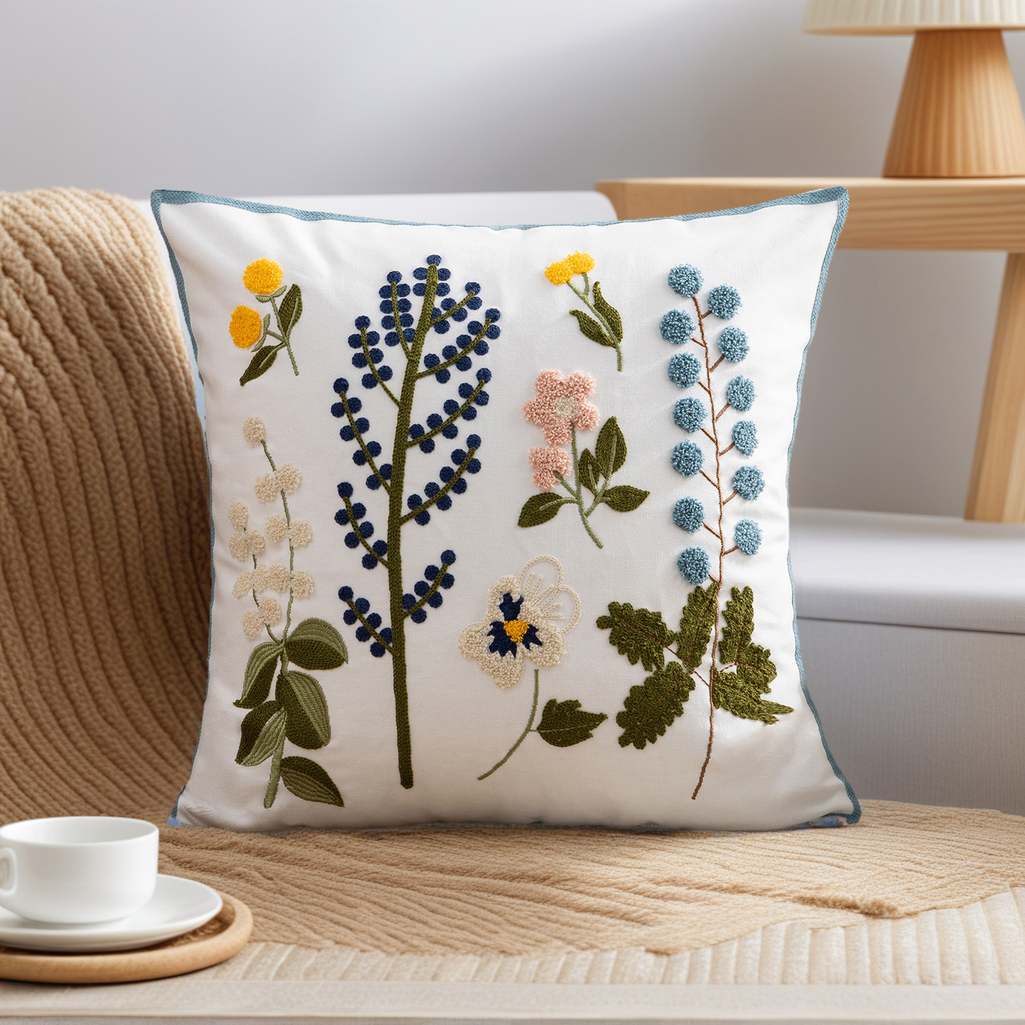 Unique Bargains Square Throw Pillow Covers Pack of 2 Multicolor Pattern 3 18" x 18"